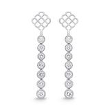 CJTU106_00 Toujours Diamond Jacket Earrings