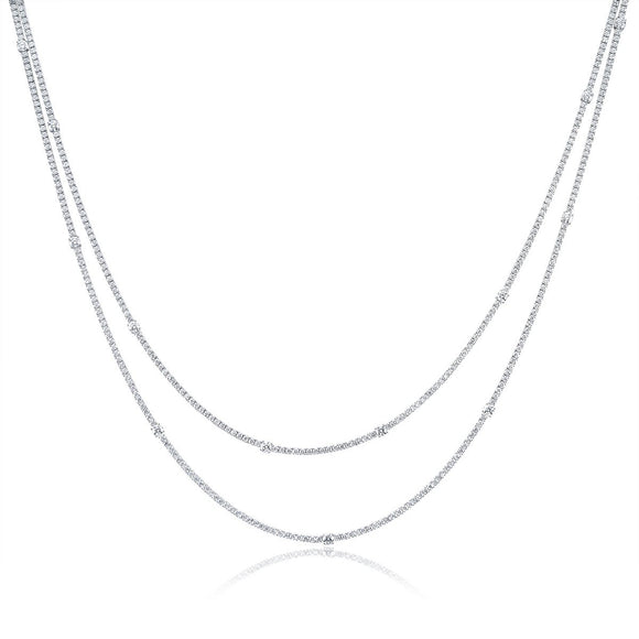 CNDD124_00 Diamond Line Line Necklace