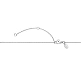CNDD130_SB Diamond Line Sapphire Line Necklace