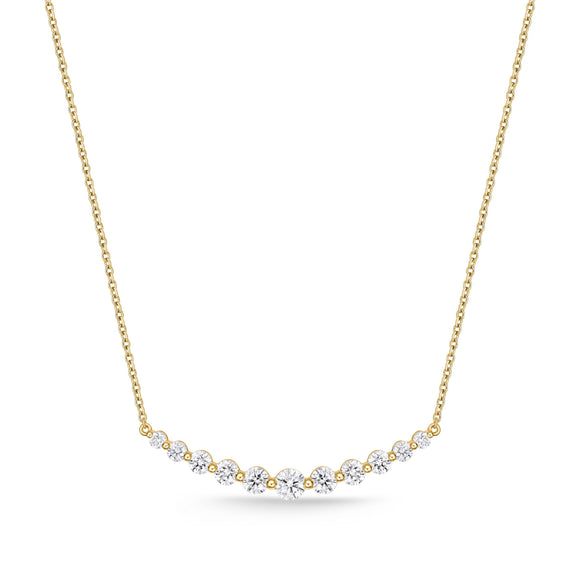 CNDDF07_00 Diamond Line Line Necklace