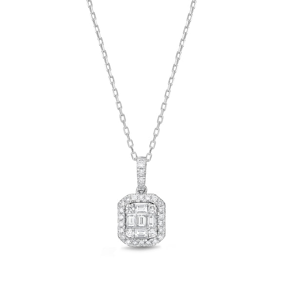 CNGA702_00 Geo Arts Diamond Classic Necklace