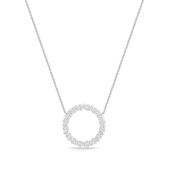 CNUB256_00 U-Basket Diamond Classic Necklace