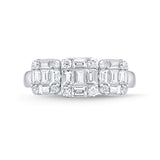 CRGA702_00 Geo Arts Diamond Illusion-setting Ring