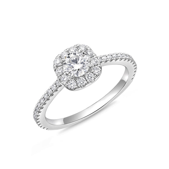 CRHA*02_00 Halo Engagement Ring