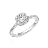 CRHA*02_00 Halo Engagement Ring