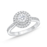 CRHA*23_00 Halo Engagement Ring
