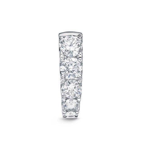 CXHO103_00 Hoops & Huggies Diamond Hoops Single Earring
