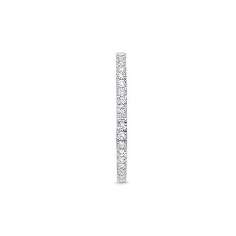 CXHO219_00 Hoops & Huggies Diamond Hoops Single Earring