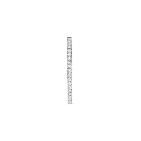 CXHO221_00 Hoops & Huggies Diamond Hoops Single Earring