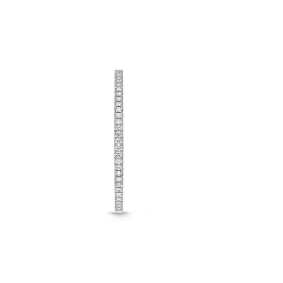 CXHO222_00 Hoops & Huggies Diamond Hoops Single Earring
