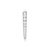 CXHO255_00 Hoops & Huggies Diamond Hoops Single Earring