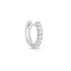 CXHO274_00 Hoops & Huggies Diamond Hugs Single Earring