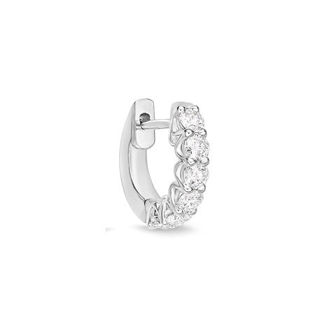 CXHO275_00 Hoops & Huggies Diamond Hugs Single Earring