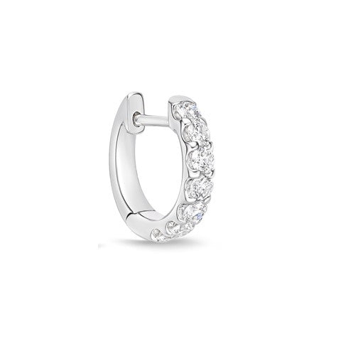 CXHO325_00 Hoops & Huggies Diamond Hugs Single Earring