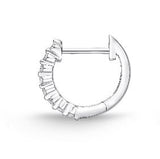 CXHO450_00 Hoops & Huggies Diamond Hugs Single Earring