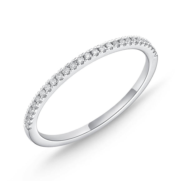 EMBQ154_00 Diamond Bouquets Band Ring