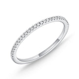 EMBQ154_00 Diamond Bouquets Band Ring