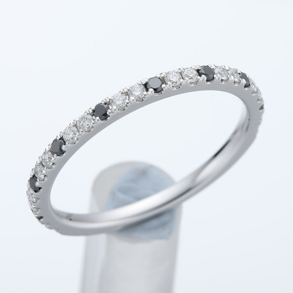 EMBQ194_BD Diamond Bouquets Band Ring