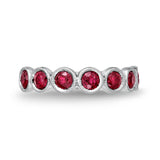 EMTU115_RU Toujours Ruby Band Ring