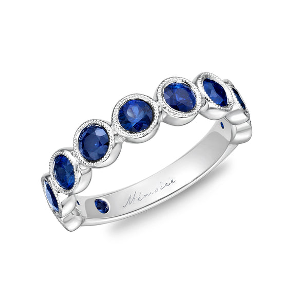 EMTU119_SB Toujours Sapphire Band Ring