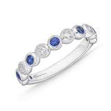 EMTU123_SB Toujours Sapphire Alternating Band Ring