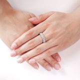 ERGA116_00 Geo Arts Diamond Band Ring