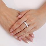 ERGA308_00 Geo Arts Diamond Band Ring