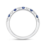 EROD293_SB Odessa Sapphire Alternating Band Ring