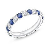 EROD294_SB Odessa Sapphire Alternating Band Ring