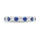 EROD294_SB Odessa Sapphire Alternating Band Ring