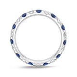 EROD294_SB Odessa Sapphire Alternating Band Ring