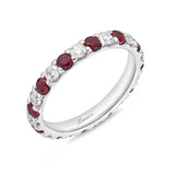 EROD296_RU Odessa Ruby Alternating Band Ring