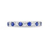 EROD296_SB Odessa Sapphire Alternating Band Ring