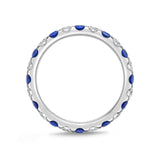 EROD296_SB Odessa Sapphire Alternating Band Ring