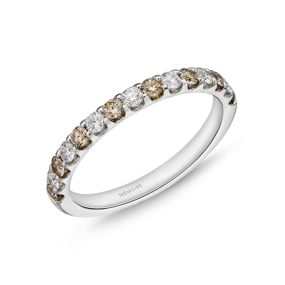 EROD298_CD Odessa Diamond Alternating Band Ring