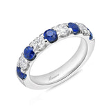 EROD301_SB Odessa Sapphire Alternating Band Ring