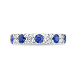 EROD301_SB Odessa Sapphire Alternating Band Ring