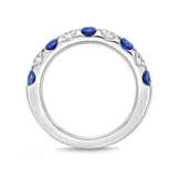 EROD301_SB Odessa Sapphire Alternating Band Ring