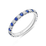 EROD305_SB Odessa Sapphire Alternating Band Ring