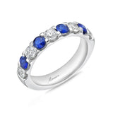 EROD307_SB Odessa Diamond Alternating Band Ring