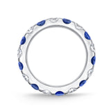 EROD308_SB Odessa Sapphire Alternating Band Ring