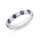 EROD351_SB Odessa Diamond Alternating Band Ring