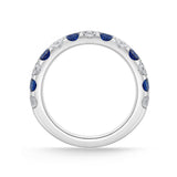 EROD351_SB Odessa Diamond Alternating Band Ring
