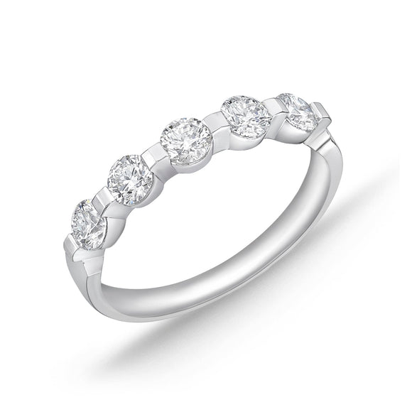 ERPP105_00 Precious Prong Diamond Band Ring