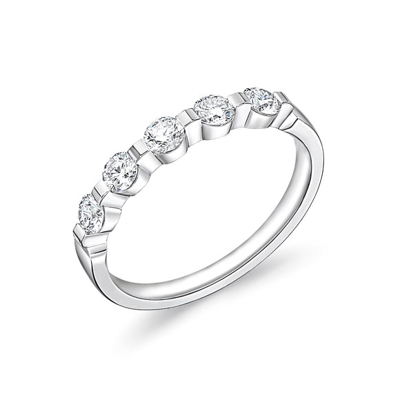 ERPP126_00 Precious Prong Diamond Band Ring