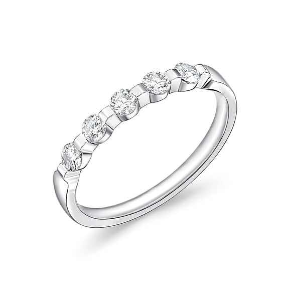 ERPP127_00 Precious Prong Diamond Band Ring