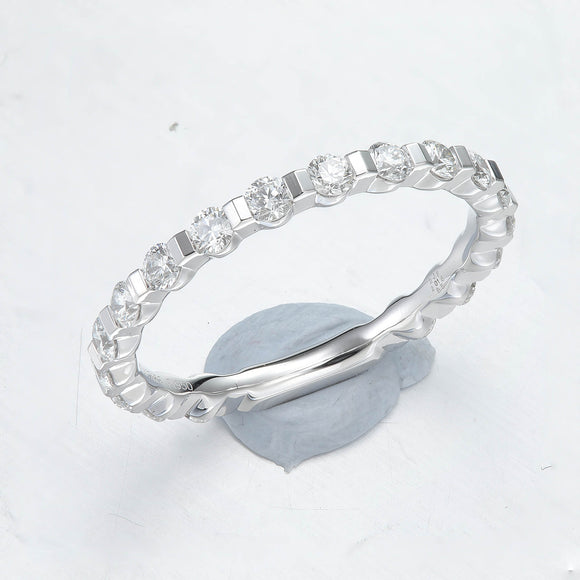 ERPP140_00 Precious Prong Diamond Band Ring