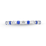 ERPP143_SB Precious Prong Sapphire Alternating Band Ring