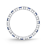 ERPP143_SB Precious Prong Sapphire Alternating Band Ring