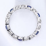 ERPP153_SB Precious Prong Sapphire Alternating Band Ring